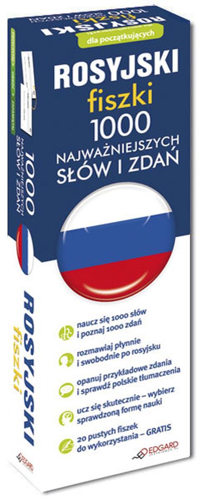 Fiszki. Rosyjski. 1000 najważniejszych słów i zdań