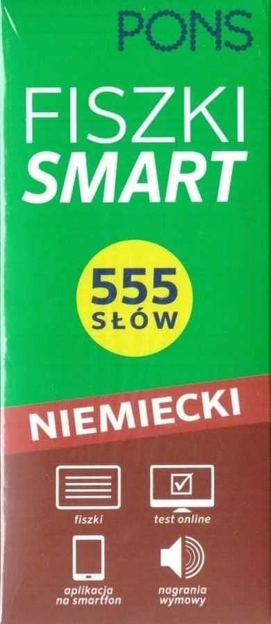 Fiszki Smart 555 słów. Niemiecki