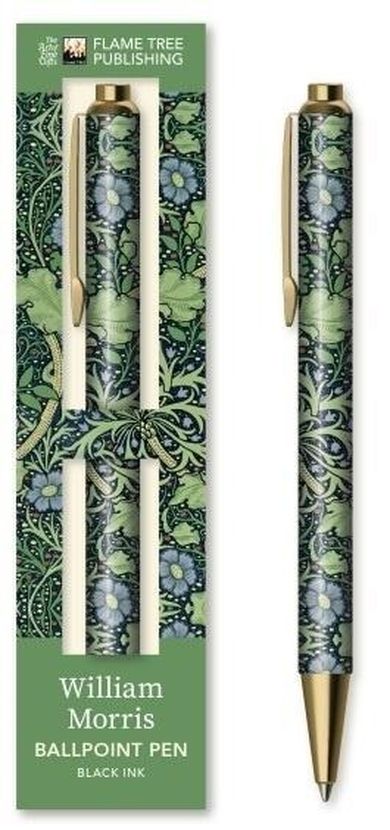 Flame Tree, długopis w pudełku, Wodorosty William Morris