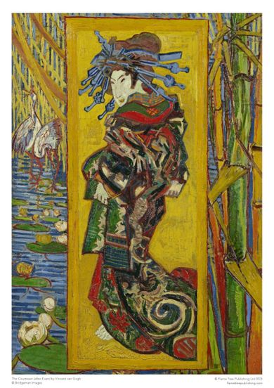 Flame Tree, Kurtyzana, Vincent van Gogh, puzzle, 1000 elementów