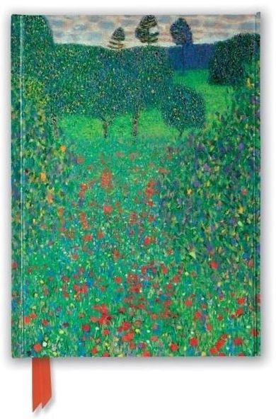Flame Tree, notatnik A5, 176 stron, linia, Pole maków Gustav Klimt