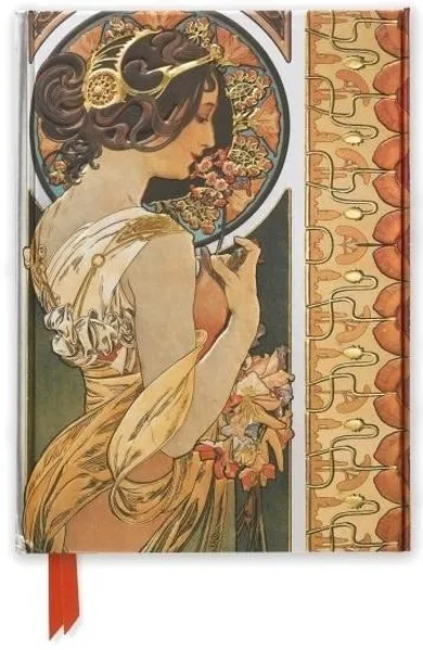 Flame Tree, notatnik, A5, linia, Pierwiosnek, Alfons Mucha, 1 szt.