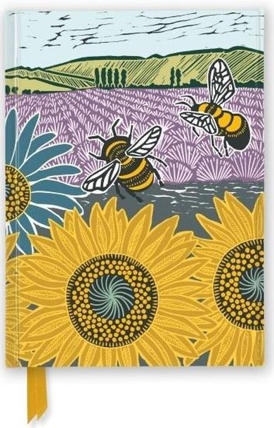 Flame Tree, notatnik, A5, linia, Pole słoneczników Kate Heiss, 1 szt.