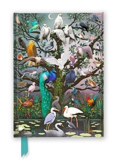 Flame Tree, notatnik, A5, linia, Ptactwo Anna Stead