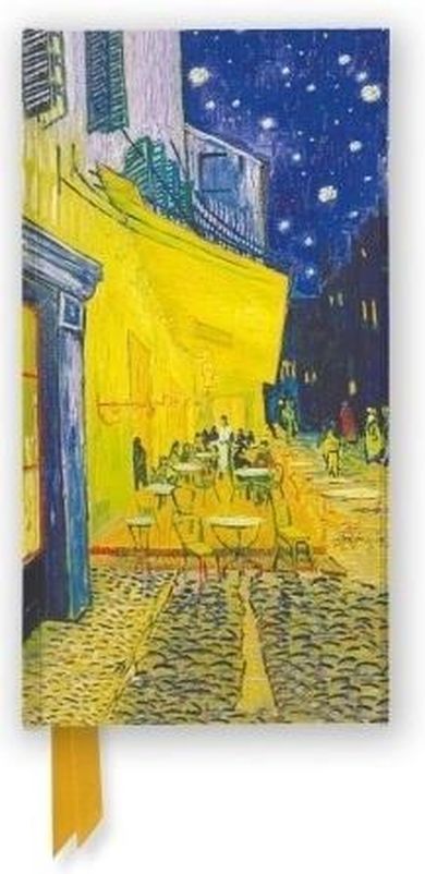 Flame Tree, notatnik, linia, Taras kawiarni w nocy, Vincent, 1 szt.