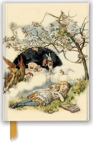 Flame Tree, Śpiąca Alicja w Krainie Czarów, notatnik, A5, linia, 1 szt.