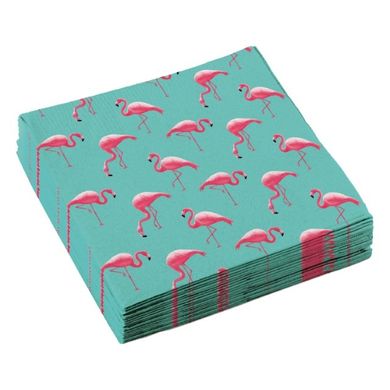 Flamingo Paradise, 20 serwetek, 33-33 cm