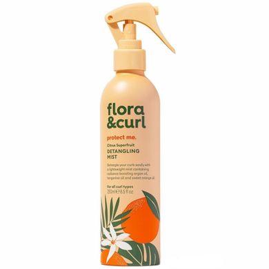 Flora & Curl, Citrus Superfruit Detangling Mist, mgiełka ułatwiająca rozczesywanie włosów kręconych, 250 ml