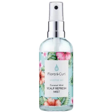 Flora & Curl, Coconut Mint Scalp Refresh Mist, mgiełka odświeżająca skórę głowy, 100 ml