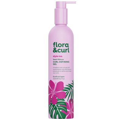 Flora & Curl, Sweet Hibiscus Curl Defining Gel, żel definiujący loki, 300 ml