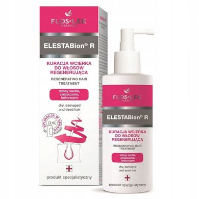 Floslek, ELESTABion R, kuracja, wcierka do włosów regenerująca, 100 ml