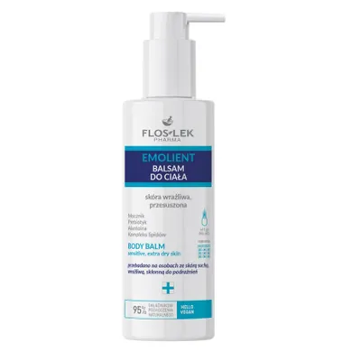 Floslek, Emolient, balsam do ciała, skóra wrażliwa i przesuszona, 175 ml