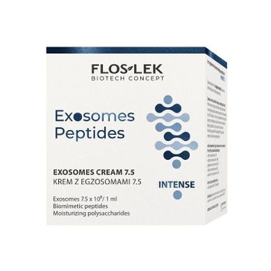 Floslek, Exosomes Peptides, krem z egzosomami do twarzy zwiększający gęstość skóry, 50 ml