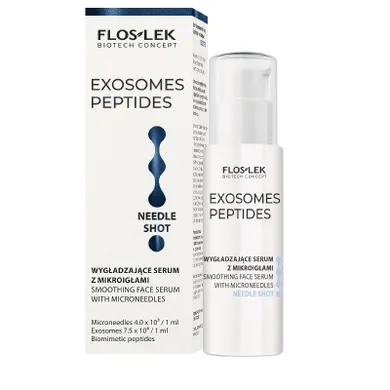 Floslek, Exosomes Peptides, wygładzające serum do twarzy z mikroigłami, 30 ml