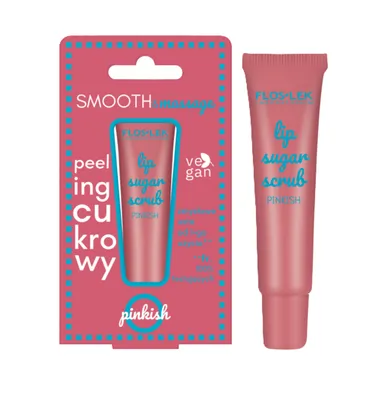 Floslek, peeling cukrowy do ust, pinkish, 14g