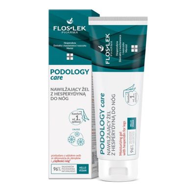 Floslek, Podology Care, nawilżający żel z hesperydyną do nóg, 80g