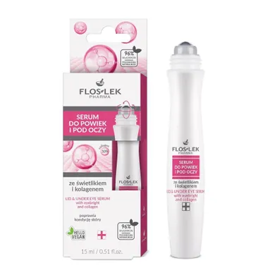 Floslek, serum do powiek i pod oczy ze świetlikiem i kolagenem, 15 ml