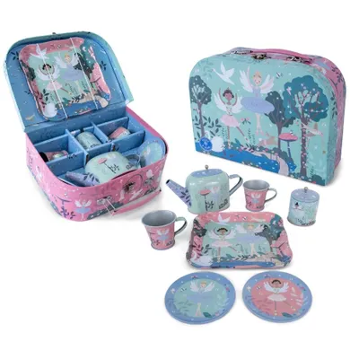 Floss & Rock, Baletnice, zestaw do herbaty w walizeczce, 9 elementów