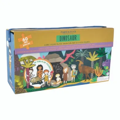 Floss & Rock, Dinozaury, puzzle, 60 elementów