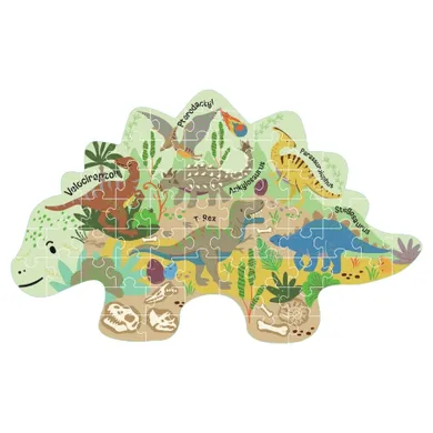 Floss & Rock, Dinozaury, puzzle, 60 elementów
