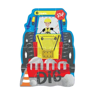 Floss & Rock, Na budowie, puzzle, 12 elementów