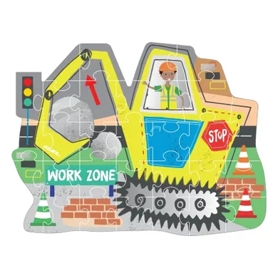 Floss & Rock, Na budowie, puzzle, 30 elementów