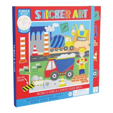 Floss & Rock, Na budowie, zestaw pachnących naklejek