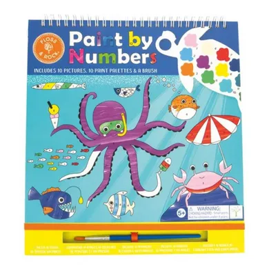 Floss & Rock, Ocean, maluj po numerach, zestaw z farbkami