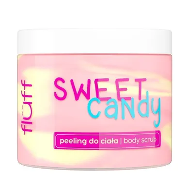 Fluff, peeling do ciała, Sweet Candy, 160 ml