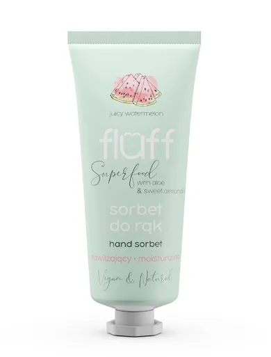 Fluff, sorbet do rąk, nawilżający, soczysty arbuz 50 ml