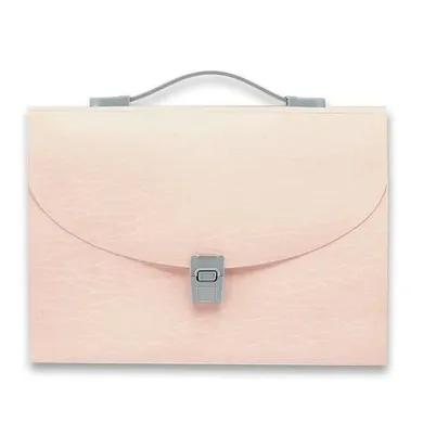 Foldermate, teczka harmonijkowa z uchwytem, pastelowy róż, 1 szt.