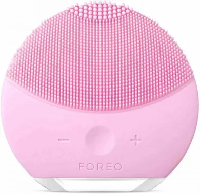 Foreo, Luna Mini 2, szczoteczka soniczna do oczyszczania twarzy z efektem masującym, Pearl Pink