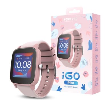 Forever, IGO PRO JW-200, smartwatch, różowy