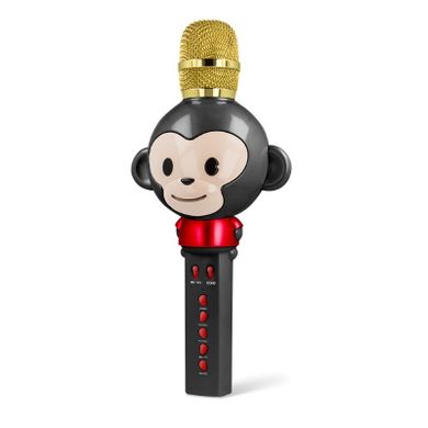 Forever, mikrofon z głośnikiem bluetooth, Animal, czarny, AMS-100