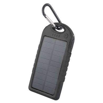 Forever, Powerbank STB-200, solarny, 5000 mAh, czarny