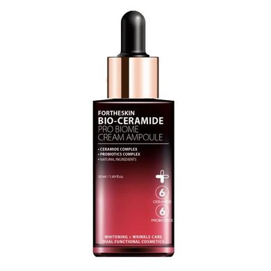 Fortheskin, Bio-Ceramide, nawilżająca ampułka kremowa z ceramidami, 50 ml