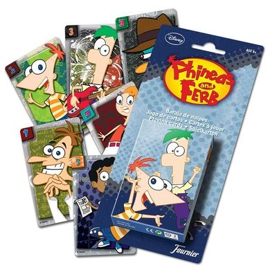 Fournier, Fineasz i Ferb, karty do gry
