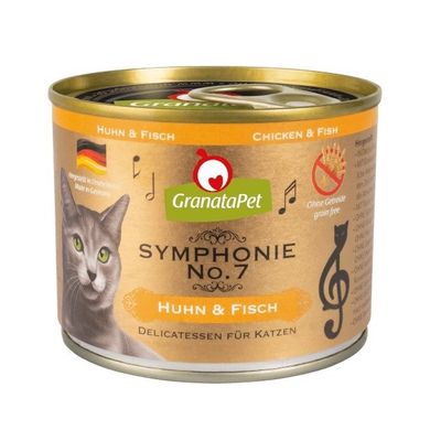 Fox4pets, GranataPet Symphonie No.7, kurczak i ryba, mokra karma dla kota, 200g