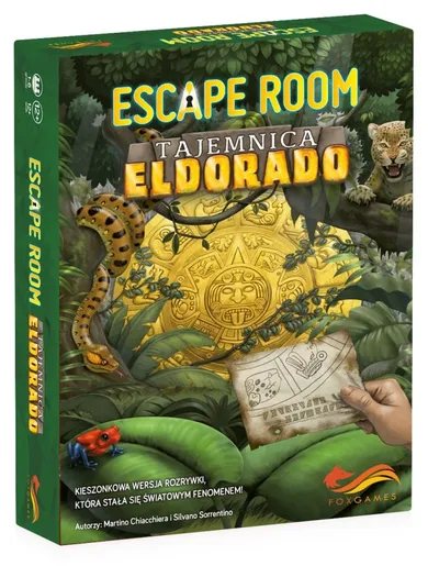 FoxGames, Escape room, tajemnica Eldorado, gra karciana