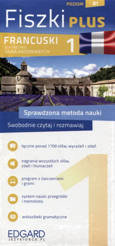 Francuski. Fiszki Plus dla średnio-zaawansowanych 1