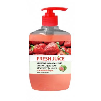 Fresh Juice, kremowe mydło w płynie, truskawka i guava, 460 ml