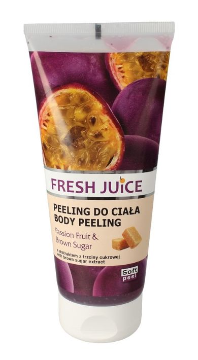 Fresh Juice, peeling do ciała, Passion Fruit & Brown Sugar, 200 ml