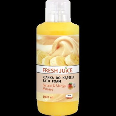 Fresh Juice, pianka do kąpieli, banan i mango, 1000 ml