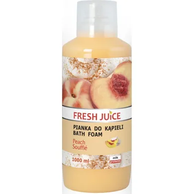 Fresh Juice, pianka do kąpieli, Peach Souffle, 1000 ml