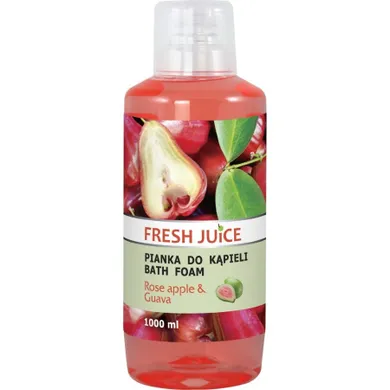 Fresh Juice, pianka do kąpieli, Rose Apple & Guava, 1000 ml