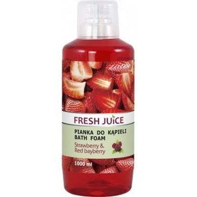 Fresh Juice, pianka do kąpieli, truskawka & red bayberry, 1000 ml