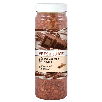 Fresh Juice, sól do kąpieli Chocolate & Cinnamon, 700g