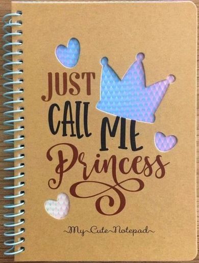 Fresh, kołonotatnik B6, 80 kartek, kratka, kraft, Księżniczka, 1 szt.