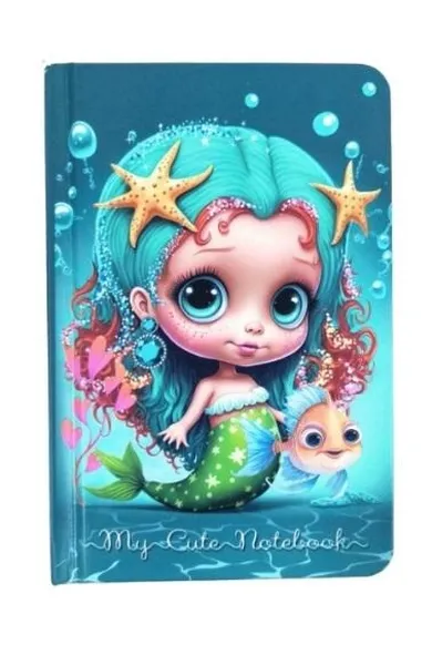 Fresh, notatnik 140-95, 64 kartki, kratka, Mała Syrenka, 1 szt.