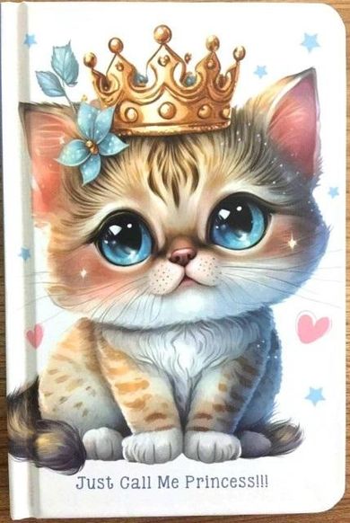 Fresh, notatnik, 64 kartki, gładki, Kotek w koronie, 1 szt.